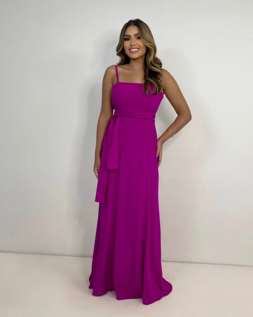 Vestido Lina - Fúcsia