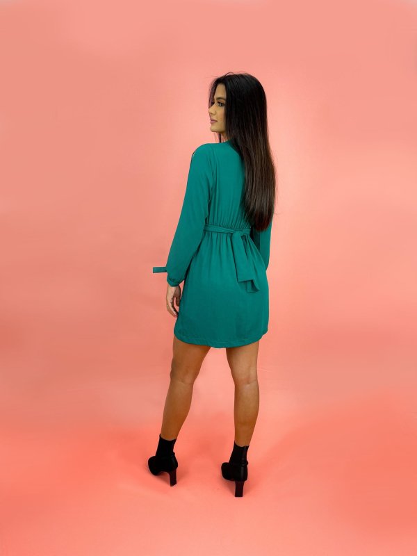 Vestido Marília - Verde Amazônia - Imagem 3