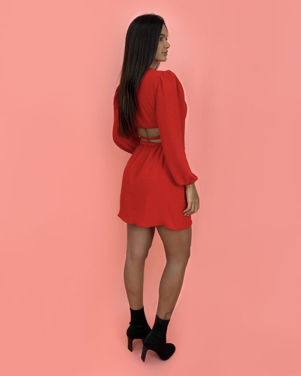 Saia Simone - Vermelho - Imagem 2