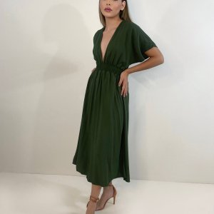 Vestido Marcela - Verde Militar - Image 7