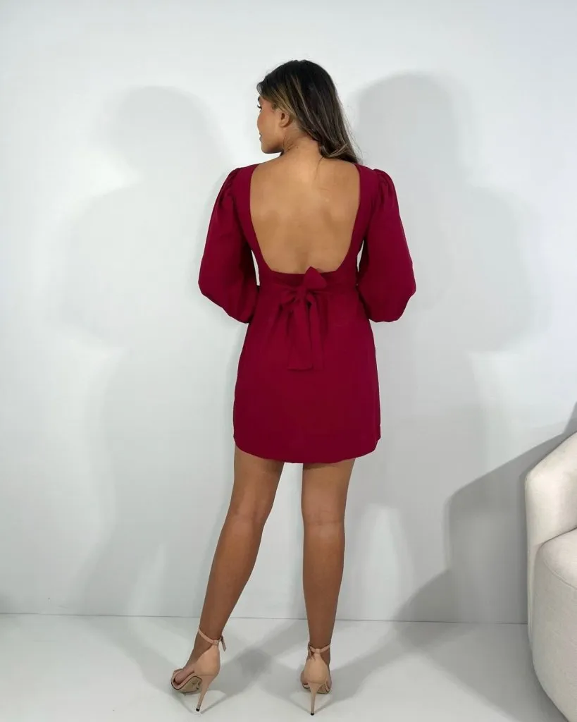 Vestido Tayla - Marsala, foto 3