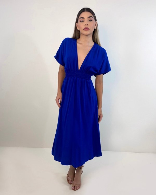 Vestido Marcela - Azul Royal - Imagem 6