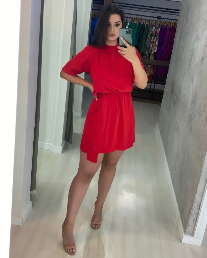 Vestido Elis - Vermelho