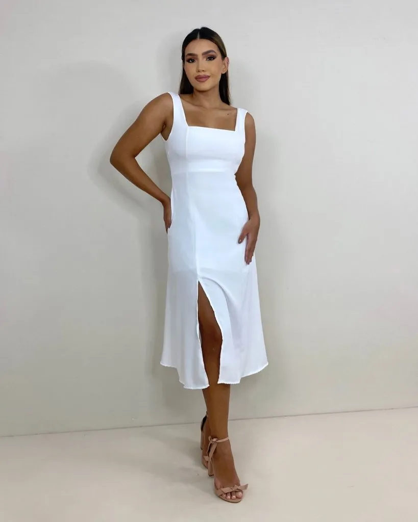 Vestido Roberta - Branco