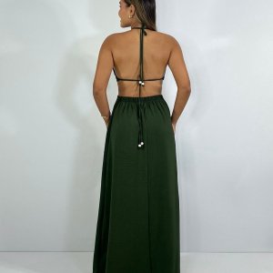 Vestido Melinda - Verde Militar - Image 4