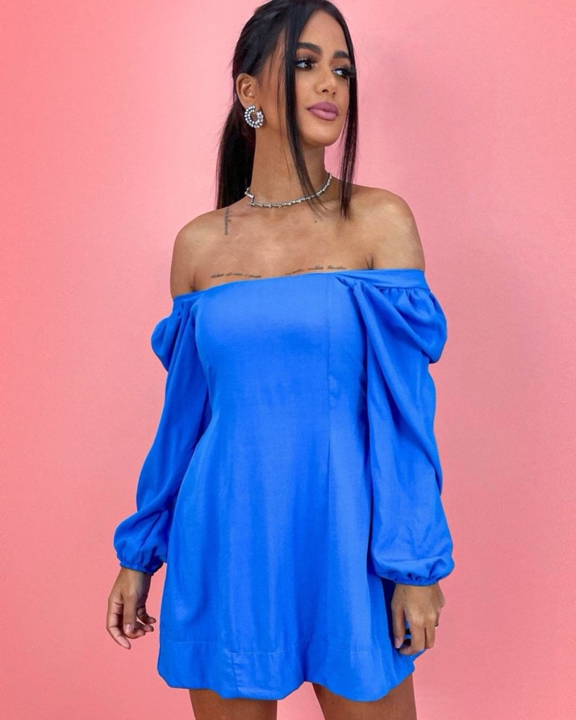 Vestido Graziele - Azul