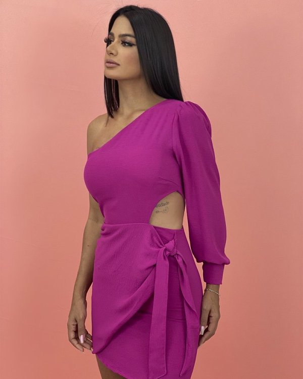 Vestido Amanda - Fúcsia - Imagem 3
