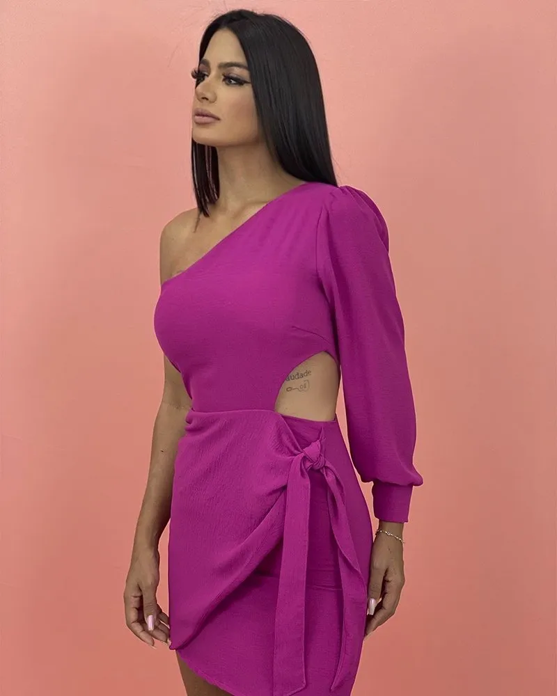 Vestido Amanda - Fúcsia, foto 3