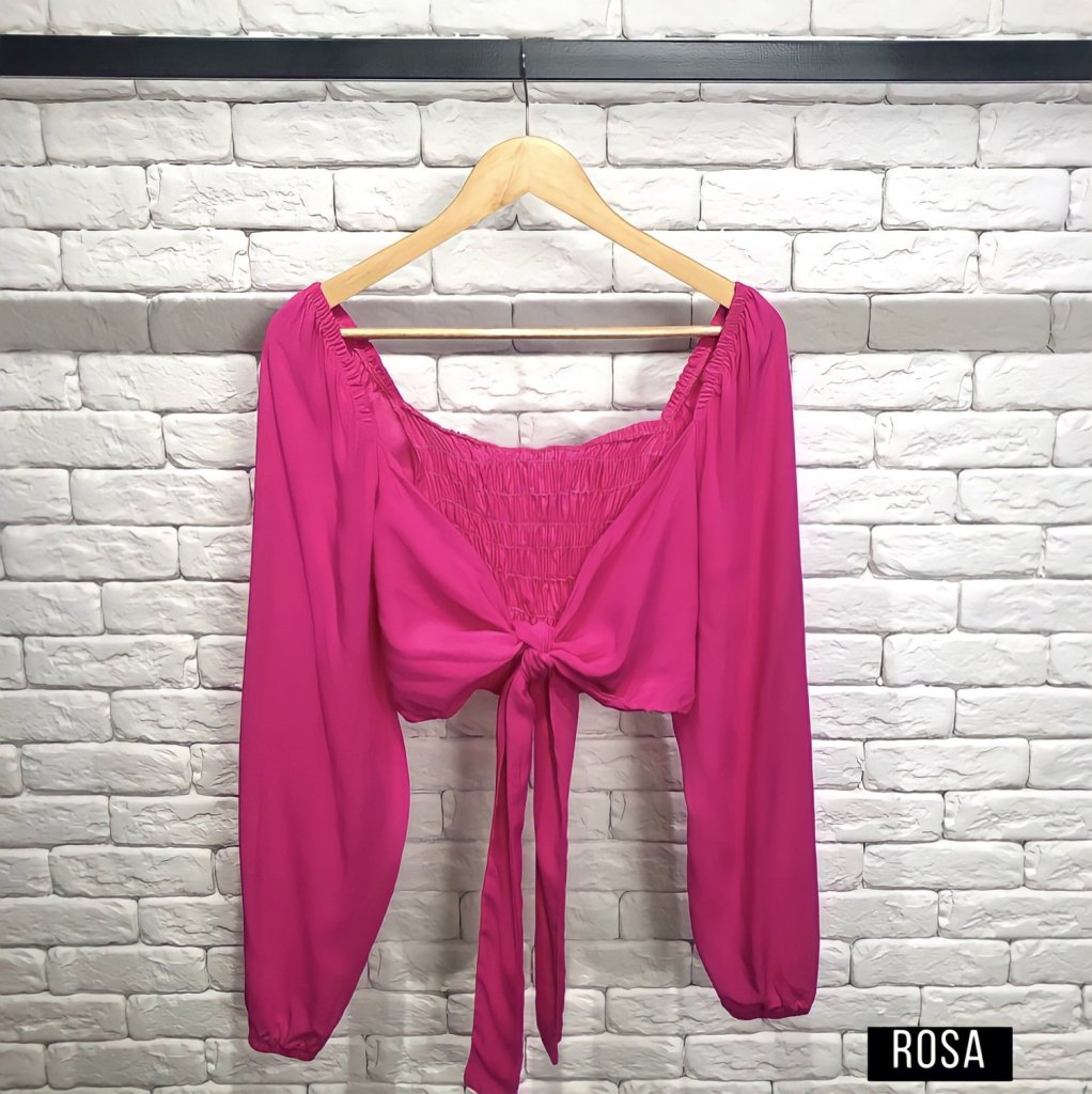 Cropped Multiformas - Rosa Chiclete
