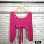 Cropped Multiformas - Rosa Chiclete