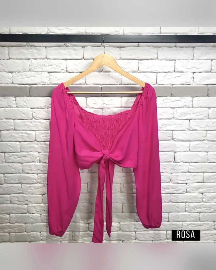 Cropped Multiformas - Rosa Chiclete