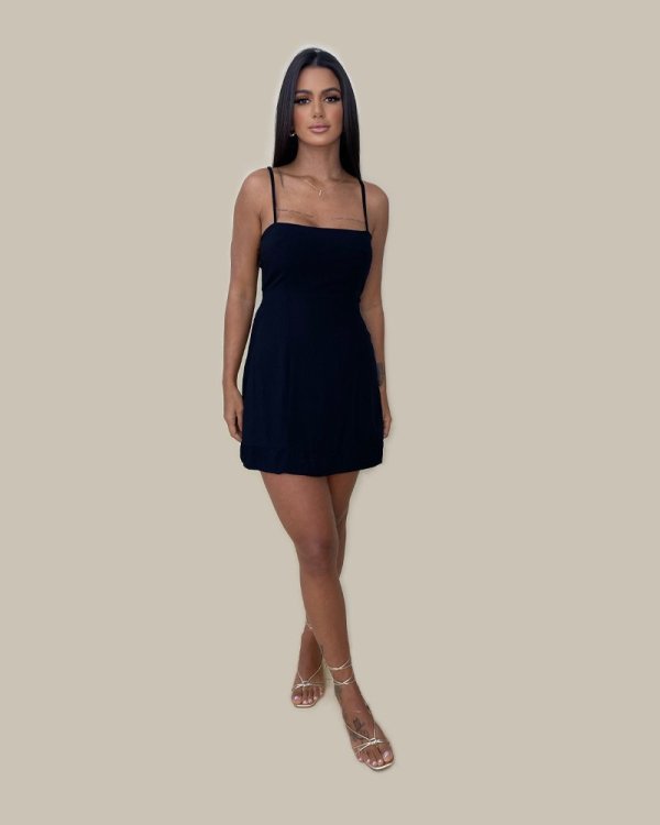 Vestido Estela - Preto