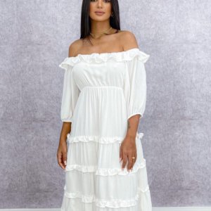 Vestido Angélica - Branco - Image 1