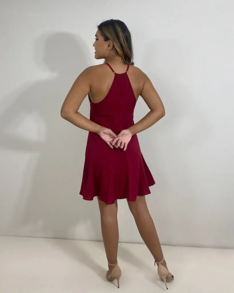 Vestido Regina - Marsala