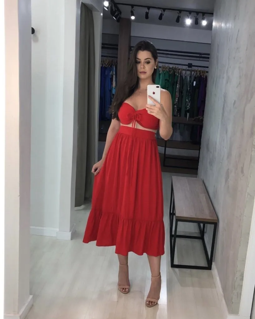 Conjunto Maria Eduarda - Vermelho