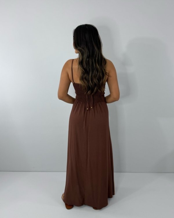 Vestido Babi - Marrom - Imagem 3