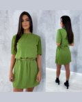 Vestido Elis – Folhagem