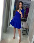 Vestido Juliana Curto – Azul Royal