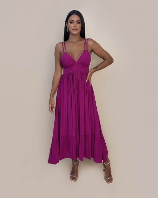 Vestido Maísa - Fúcsia - Imagem 2