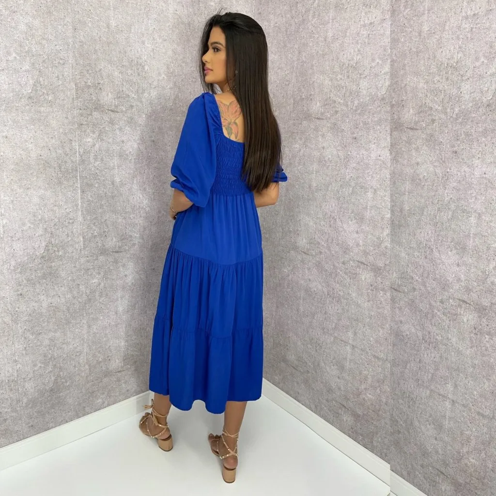 Vestido Juliana - Azul Royal