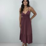 Vestido Beatriz - Marrom