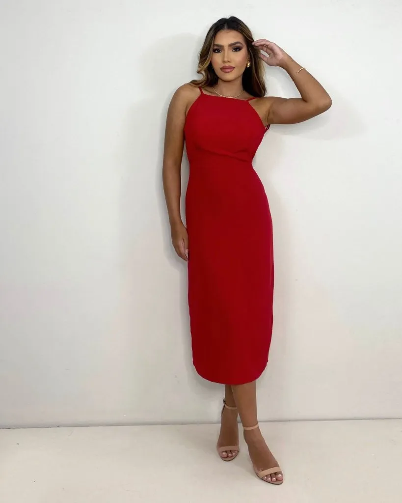 Vestido Alexa - Vermelho