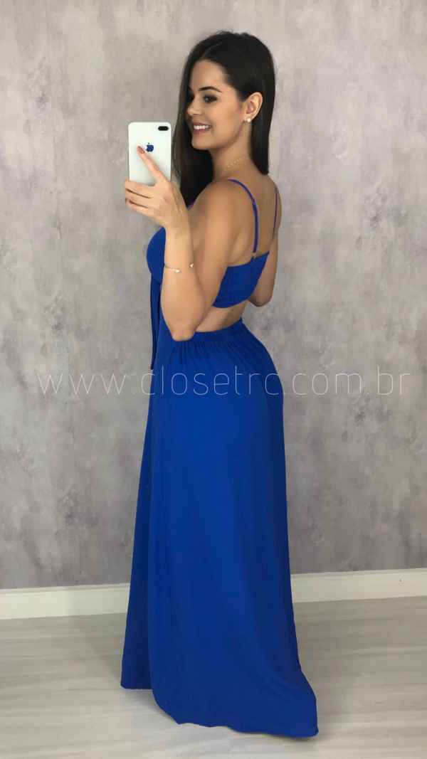Vestido Natália - Azul Royal - Imagem 2