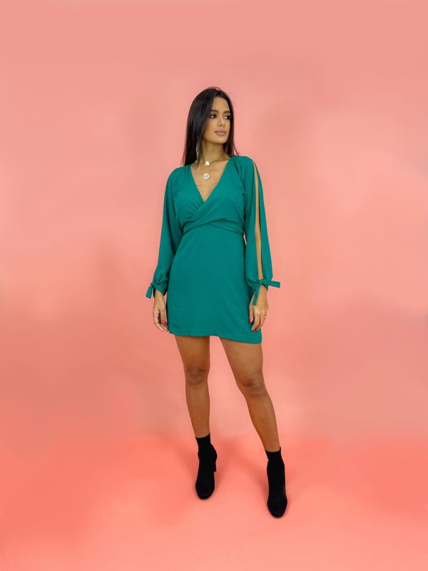 Vestido Marília - Verde Amazônia - Imagem 2