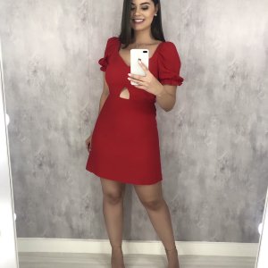 Vestido Diana - Vermelho - Image 1
