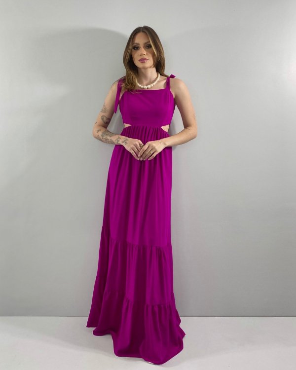 Vestido Pérola - Fúcsia - Imagem 3