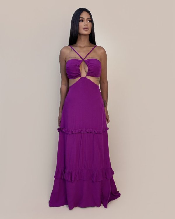 Vestido Michelle - Roxo