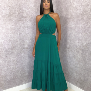 Vestido Estefane - Verde Amazônia - Image 1