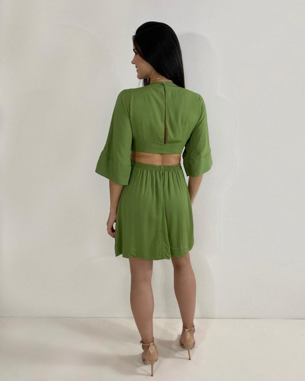 Vestido Mariana - Folhagem - Imagem 3