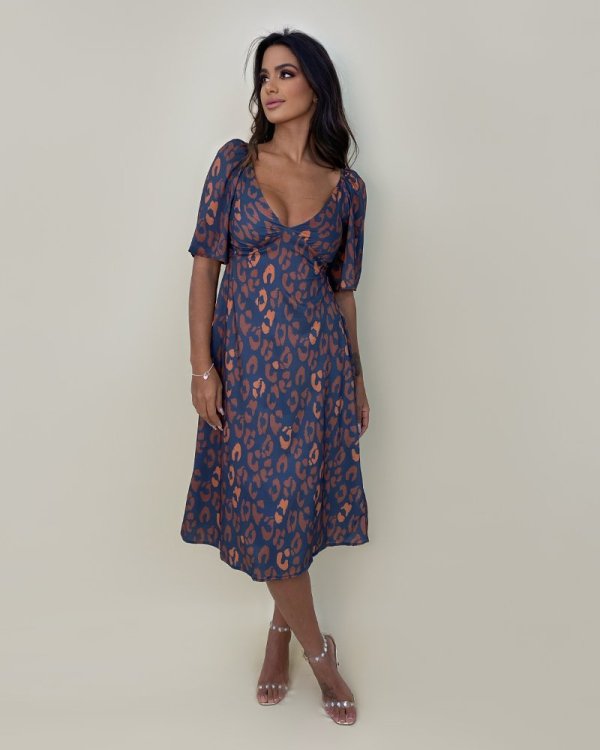 Vestido Núbia - Onça Azul - Imagem 4