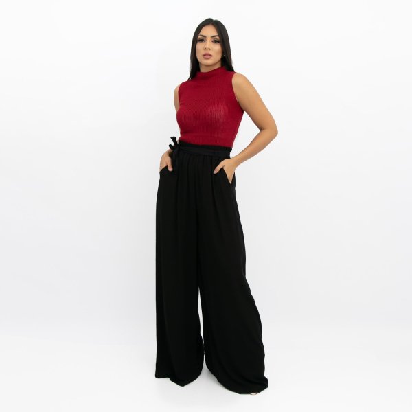 Blusa em Linha Mari - Vinho - Imagem 4
