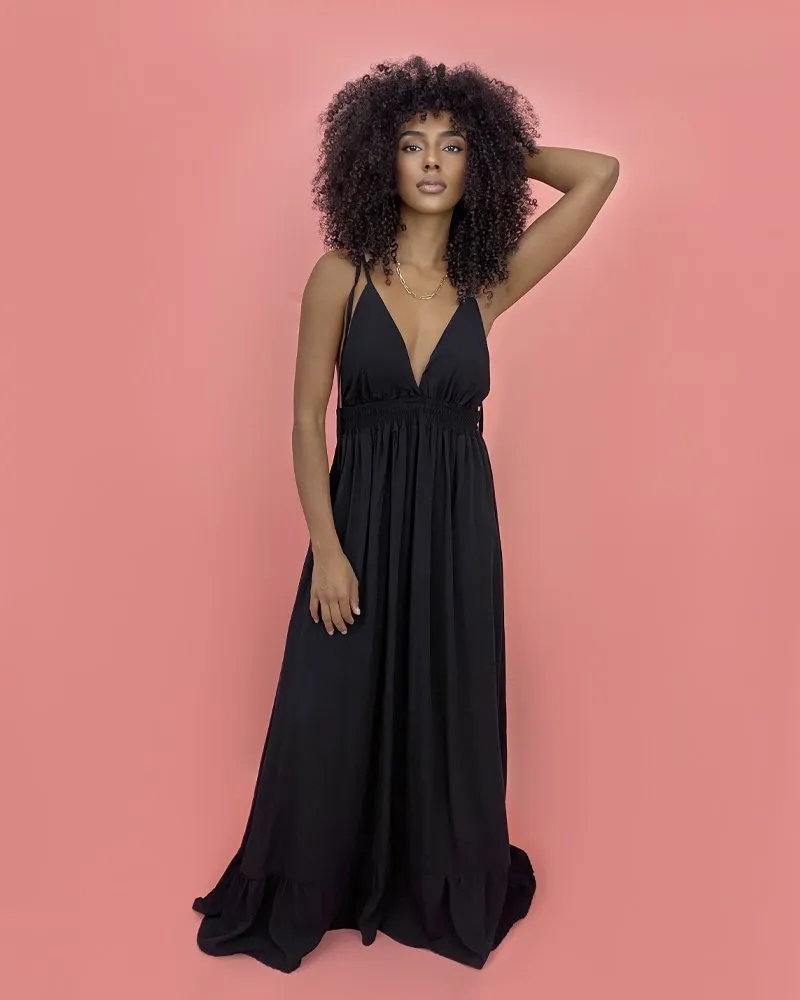 Vestido Valentina Longo - Preto, foto 3