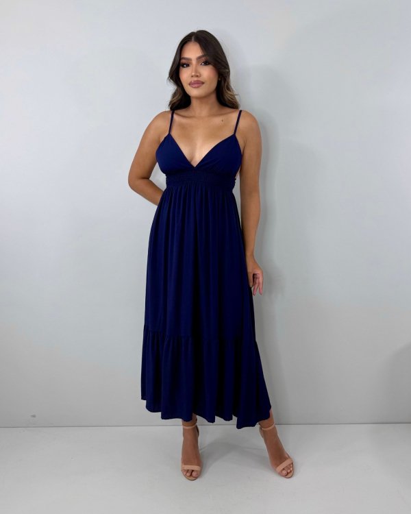 Vestido Beatriz - Azul Marinho - Imagem 4