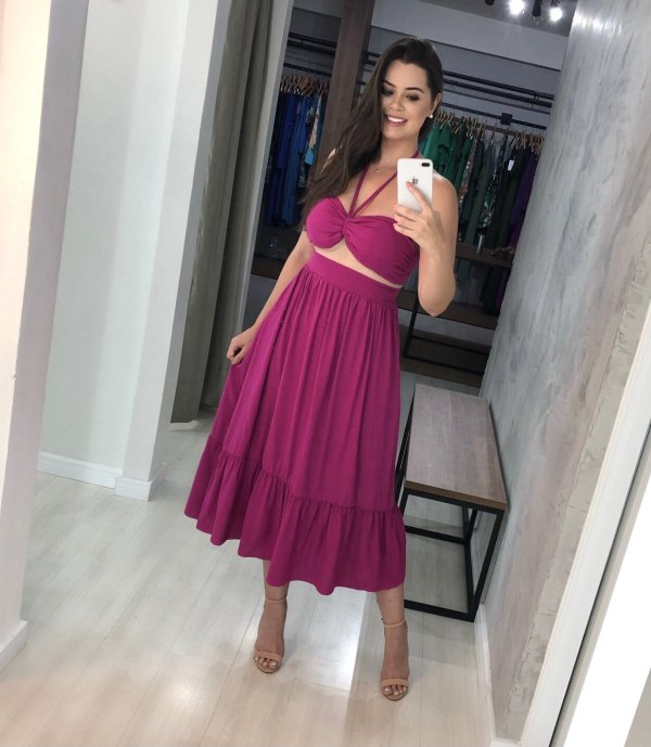 Conjunto Maria Eduarda - Fúcsia - Imagem 3