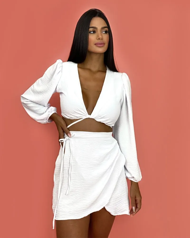 Conjunto Simone Saia - Branco