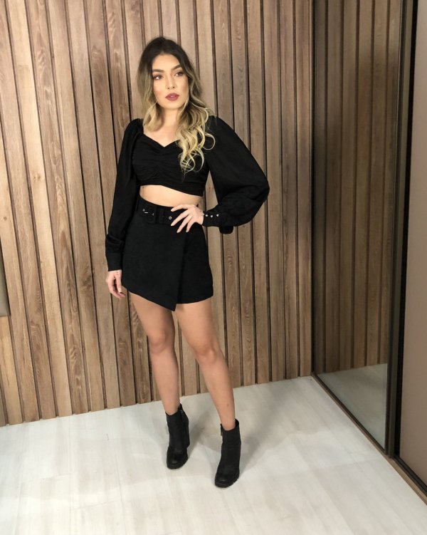 Cropped Janaína - Preto - Imagem 2