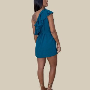Vestido Lorrane - Azul Petróleo - Image 2