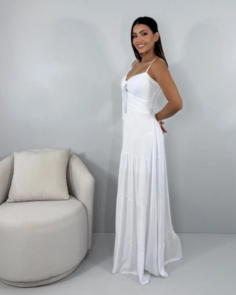 Vestido Camila - Branco