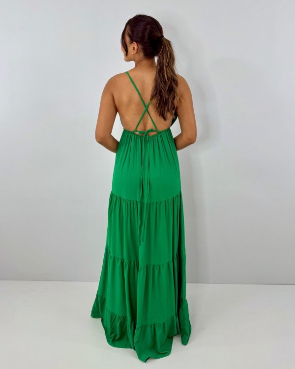 Vestido Sophia - Verde Bandeira - Imagem 2