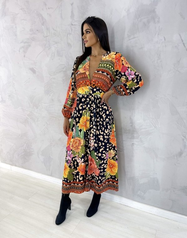 Vestido Nadi - Estampado