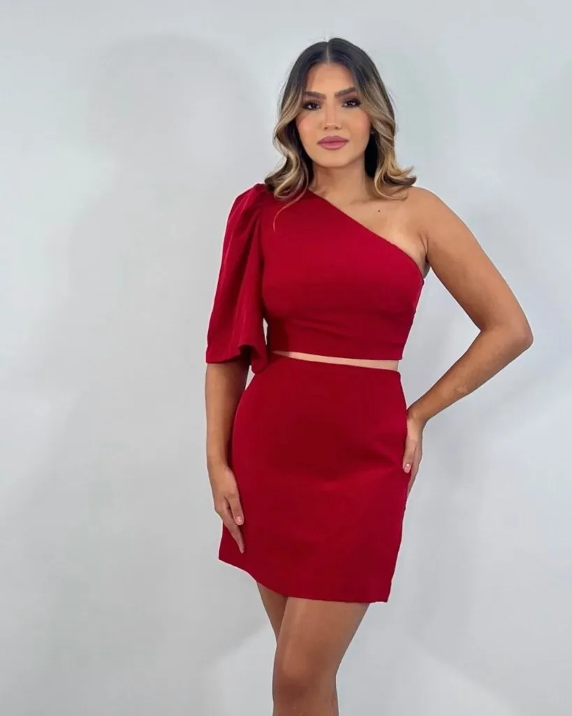 Conjunto Virginia - Vermelho