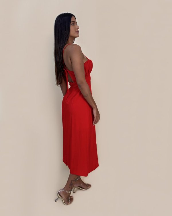 Vestido Ângela - Vermelho - Imagem 3