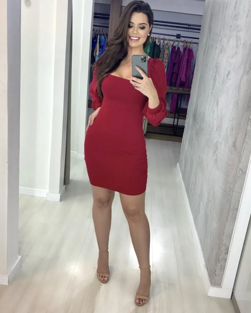 Vestido Raiza - Vermelho