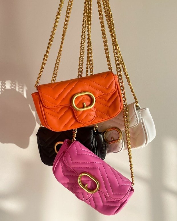 Bolsa em Couro - Cores - Imagem 1