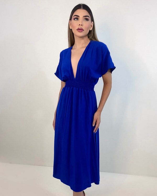 Vestido Marcela - Azul Royal - Imagem 8