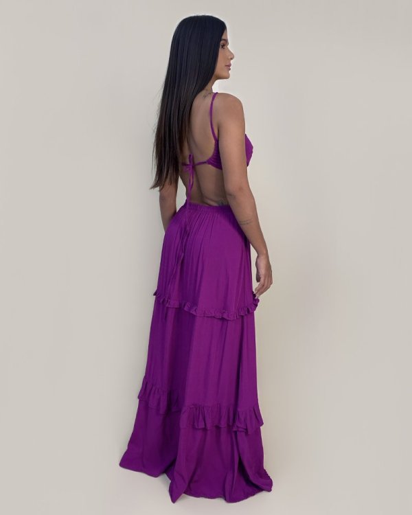 Vestido Michelle - Roxo